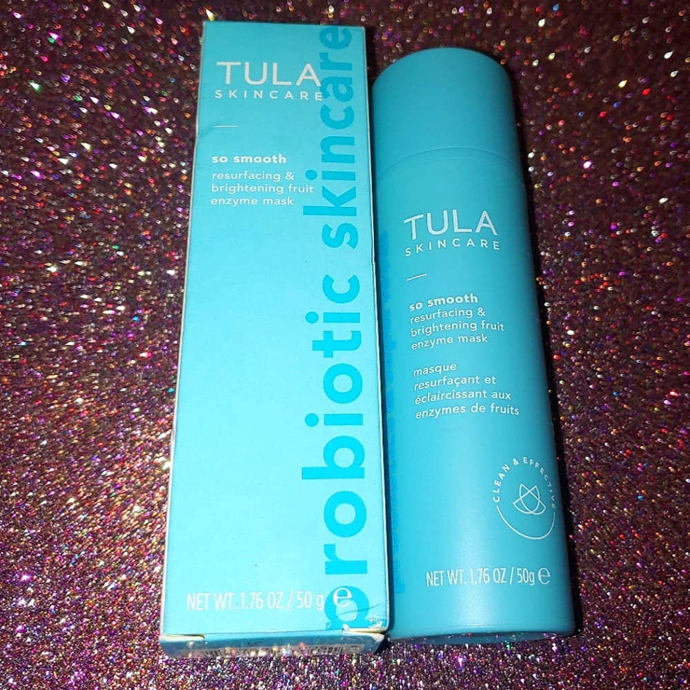 so smooth resurfacing & brightening fruit enzyme mask TULA SKINCARE